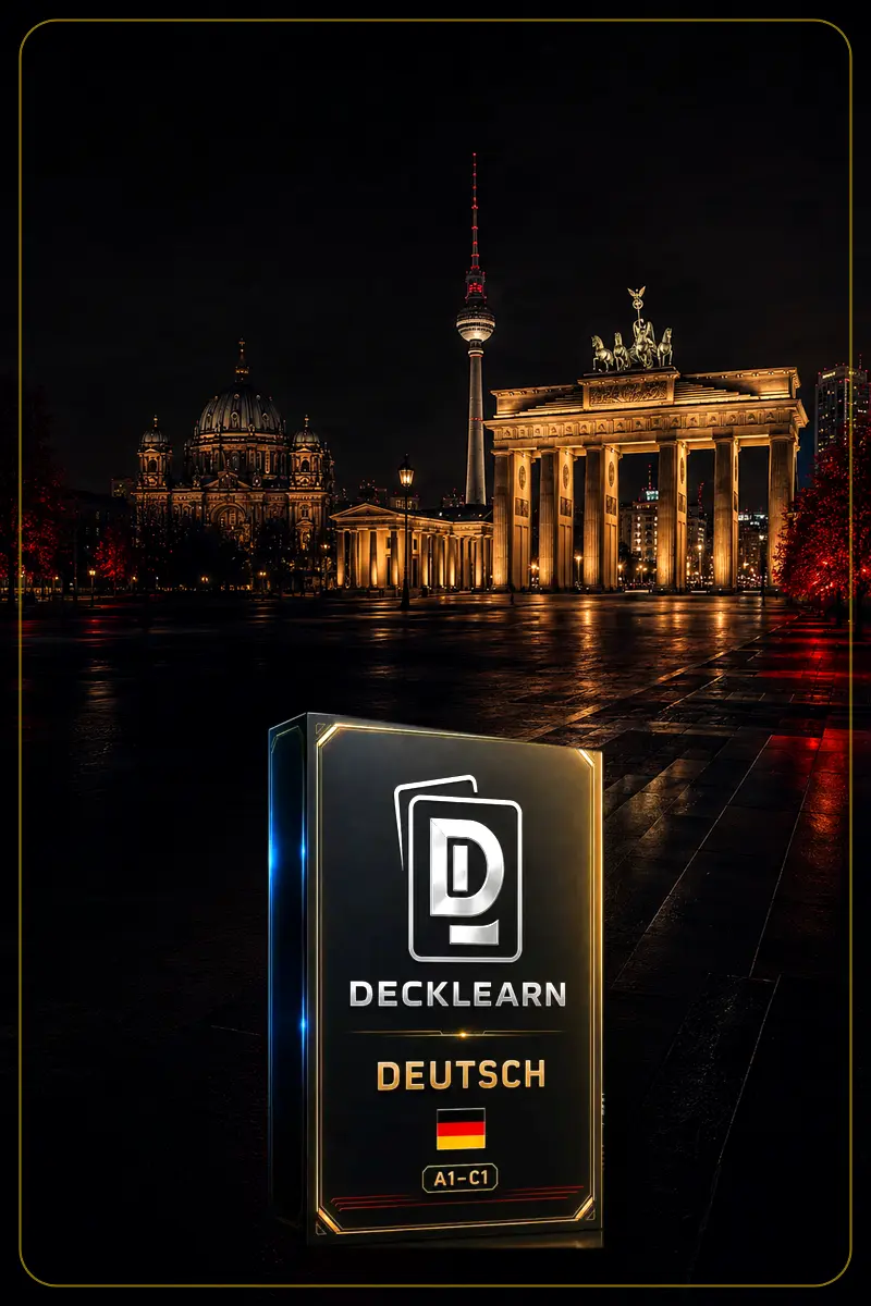 DeckLearn 독일어 A1–C1 프리미엄 박스